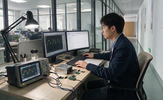 思齐科技测试作业现场