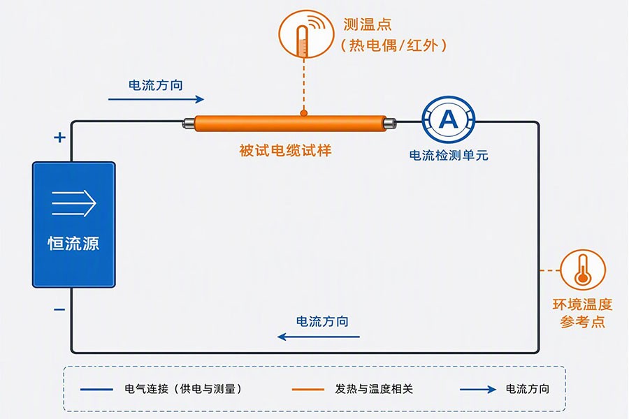 线缆温升试验为什么必须用恒流源供电？原理与标准要求解析